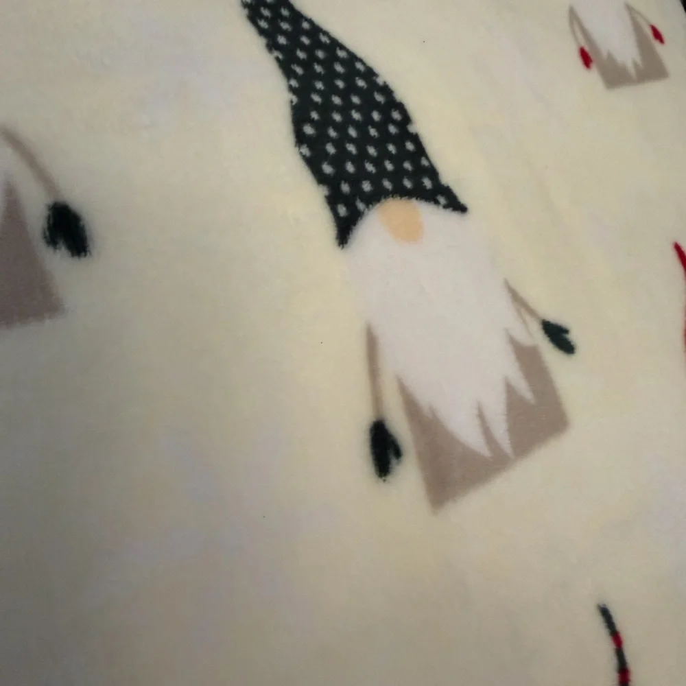 Huntington Home Cream Plush Blanket